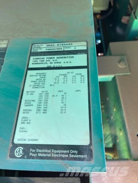 Onan 15kW 柴油发电机