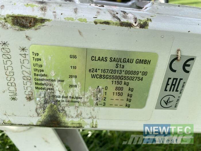 CLAAS VOLTO 1100 T 犁耙和摊草机