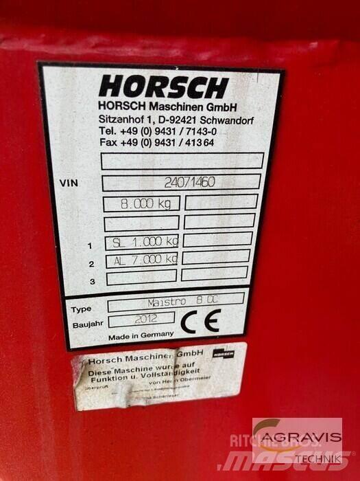Horsch MAISTRO 8 CC 条播机