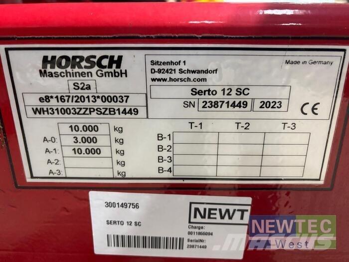 Horsch SERTO 12 SC 条播机
