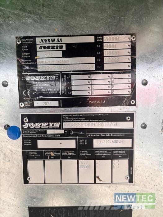 Joskin SILOSPACE2 480D 自动装载拖车