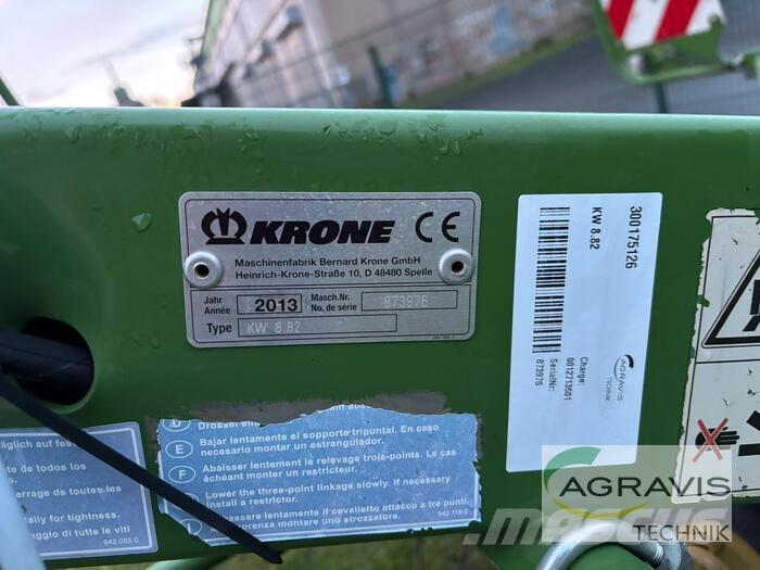 Krone KW 8.82 犁耙和摊草机