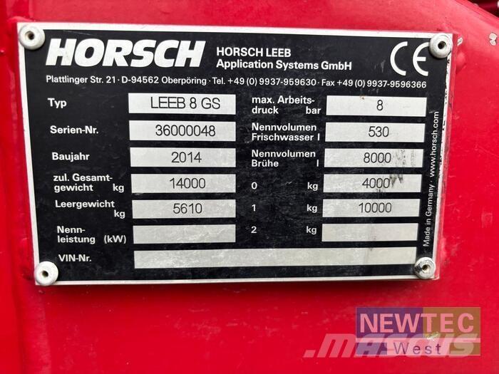  LEEB 8 GS 牵引式喷雾机