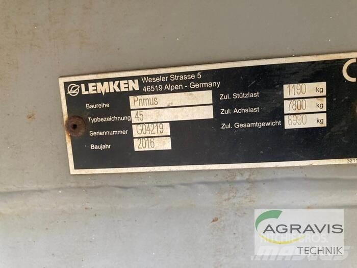 Lemken PRIMUS 45/27 牵引式喷雾机