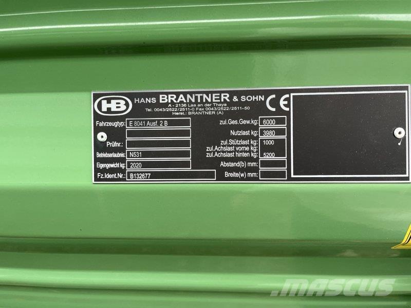 Brantner E6040 自卸拖车