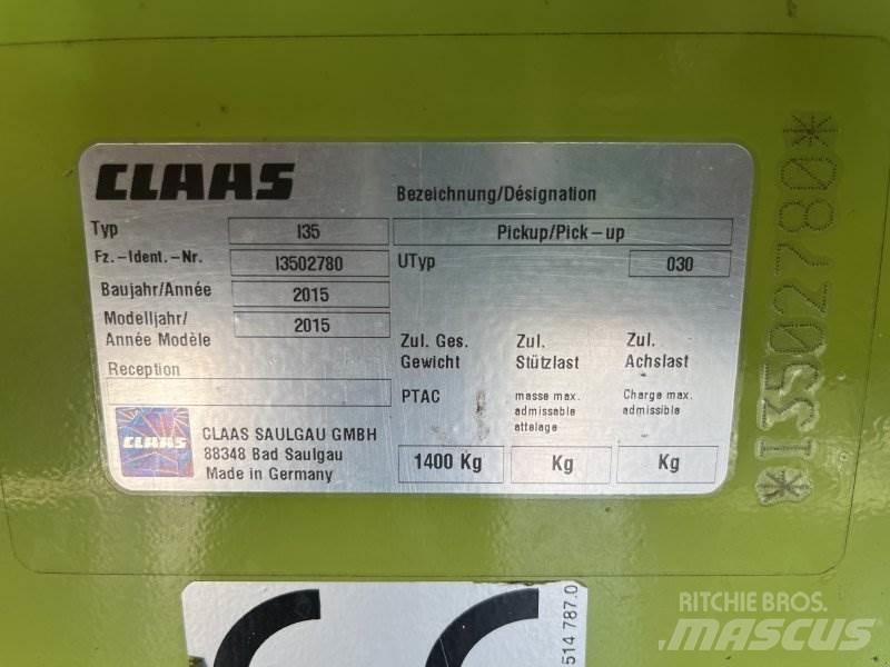 CLAAS Pick-Up 联合收割机头
