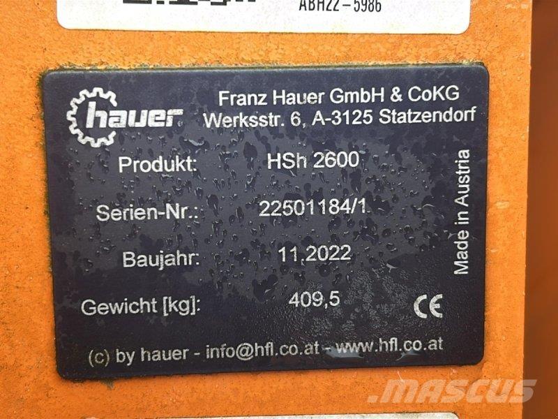 Hauer HSh 2600 推雪机