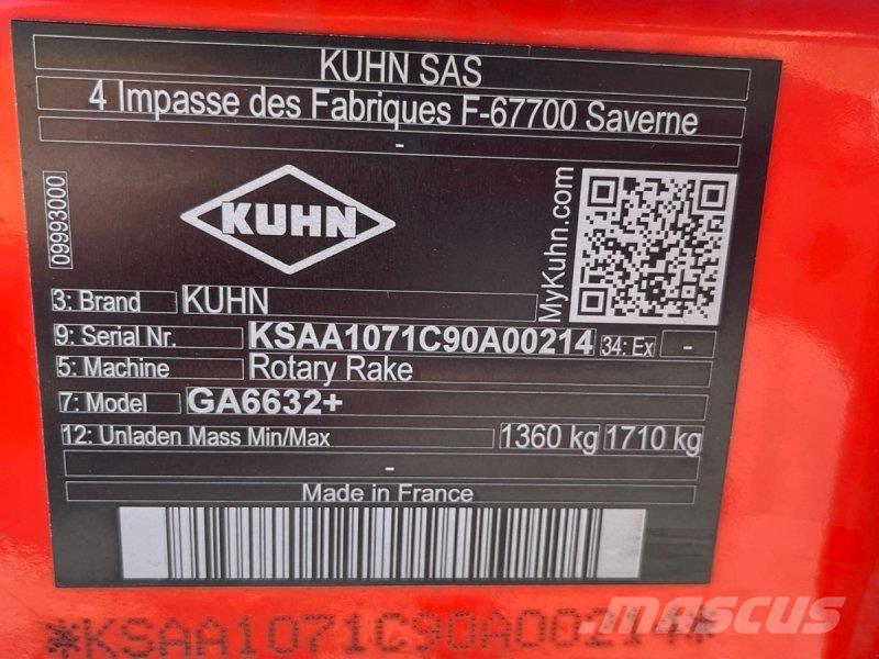Kuhn GA 6632+ 料堆整形机