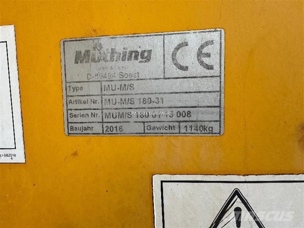 Müthing MU/MS-180 动力旋转耙