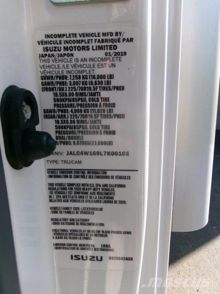 Isuzu NPRHD 平板栏板货车