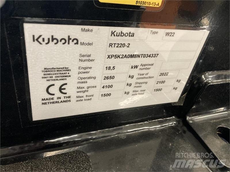 Kubota RT 220- 2 小型装载机