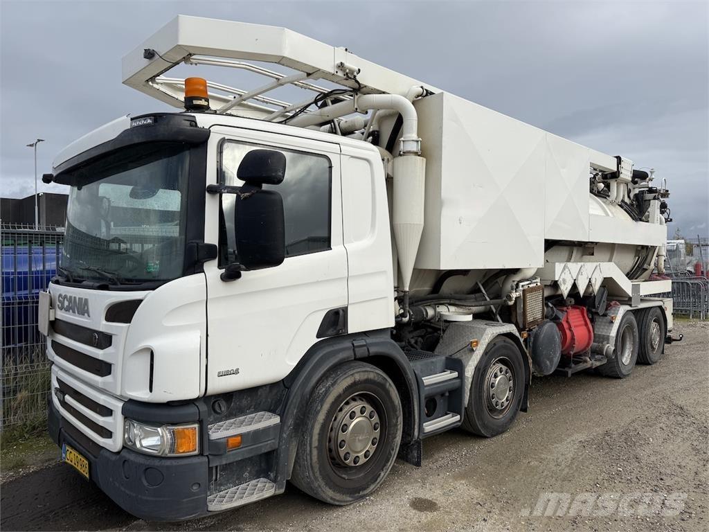 Scania P450 Euro6 组合/真空油槽车