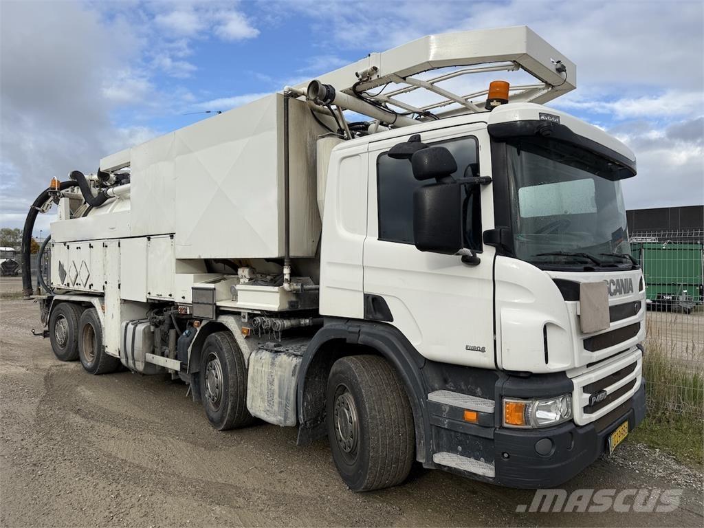 Scania P450 Euro6 组合/真空油槽车