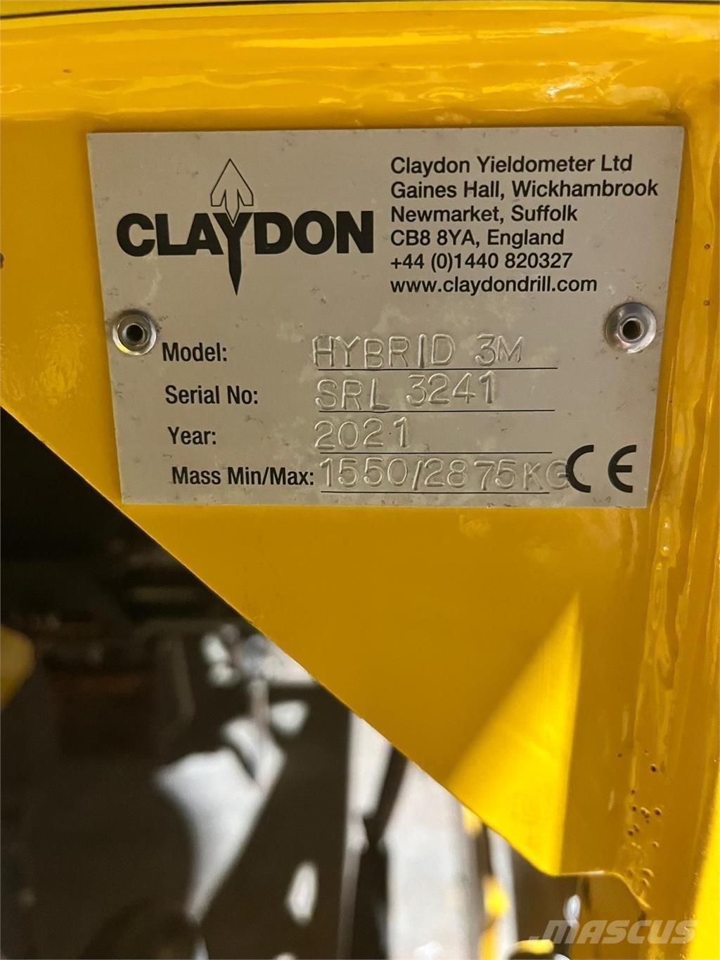 Claydon 3M HYBRID 农业机械-其他