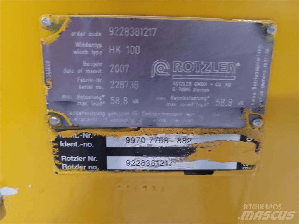 Faun HK 100 winch 起重机配件设备