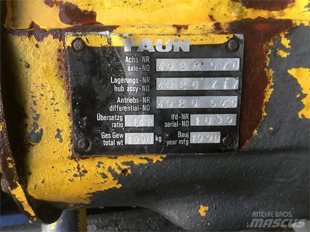 Faun RTF 50-3 axle 1 轴