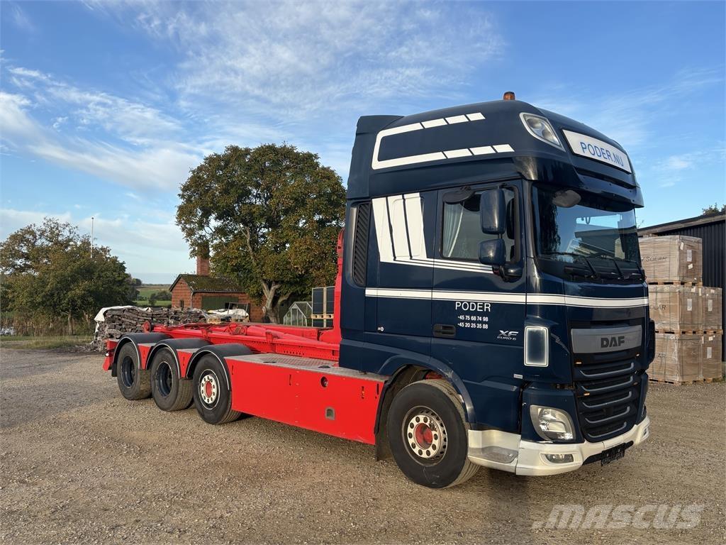 DAF XF 510 FAK 8X2 工程吊钩车