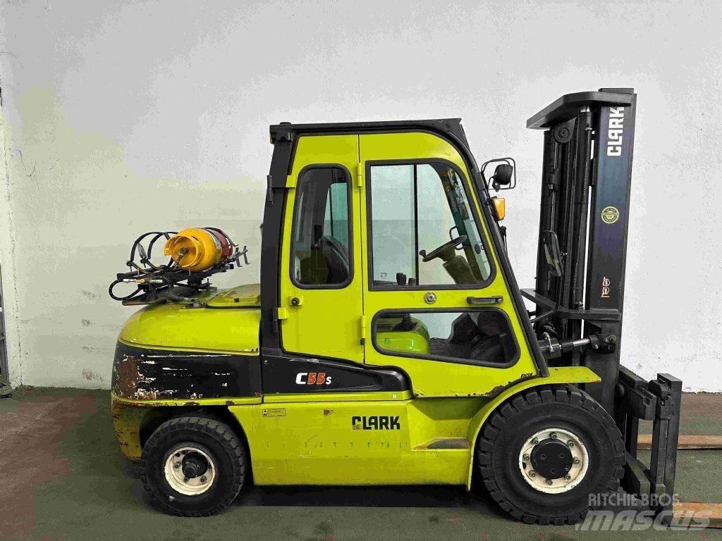 Clark C55SL 天然气叉车