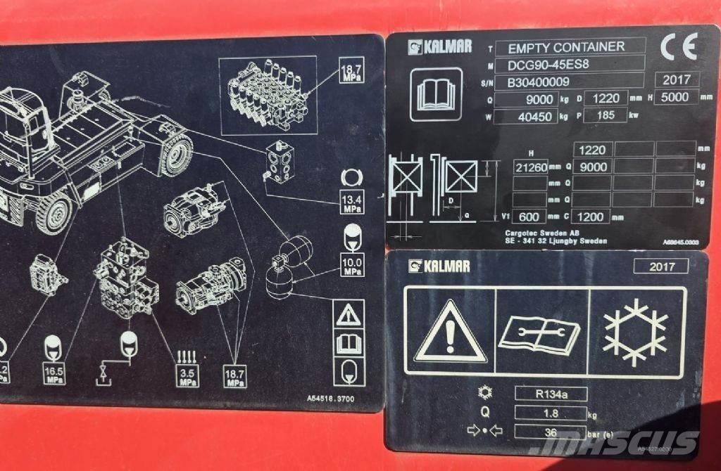Kalmar DCG90-45ES8 集裝箱车