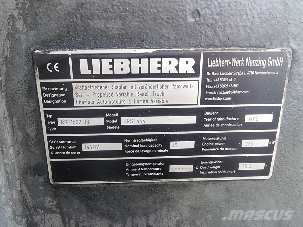 Liebherr LRS 545 正面吊