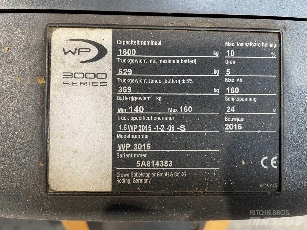 Crown WP3015 手推堆垛车