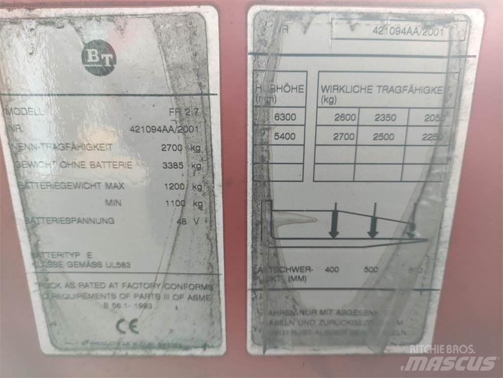BT FR2-7 四轮前移式叉车