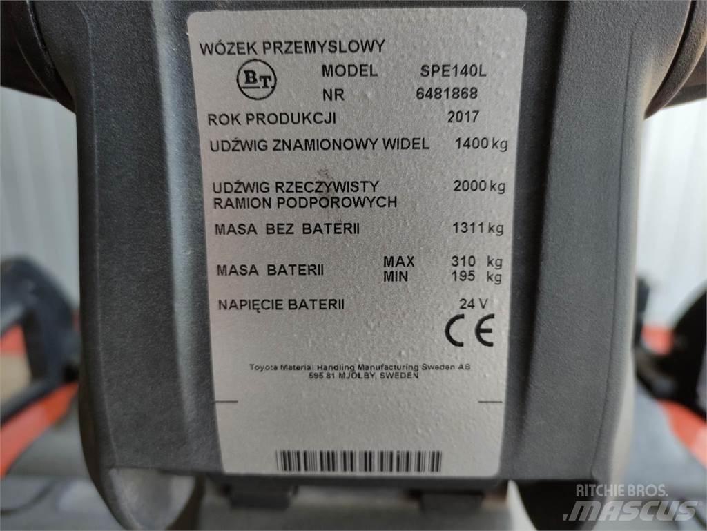 BT SPE140 L 手推堆垛车