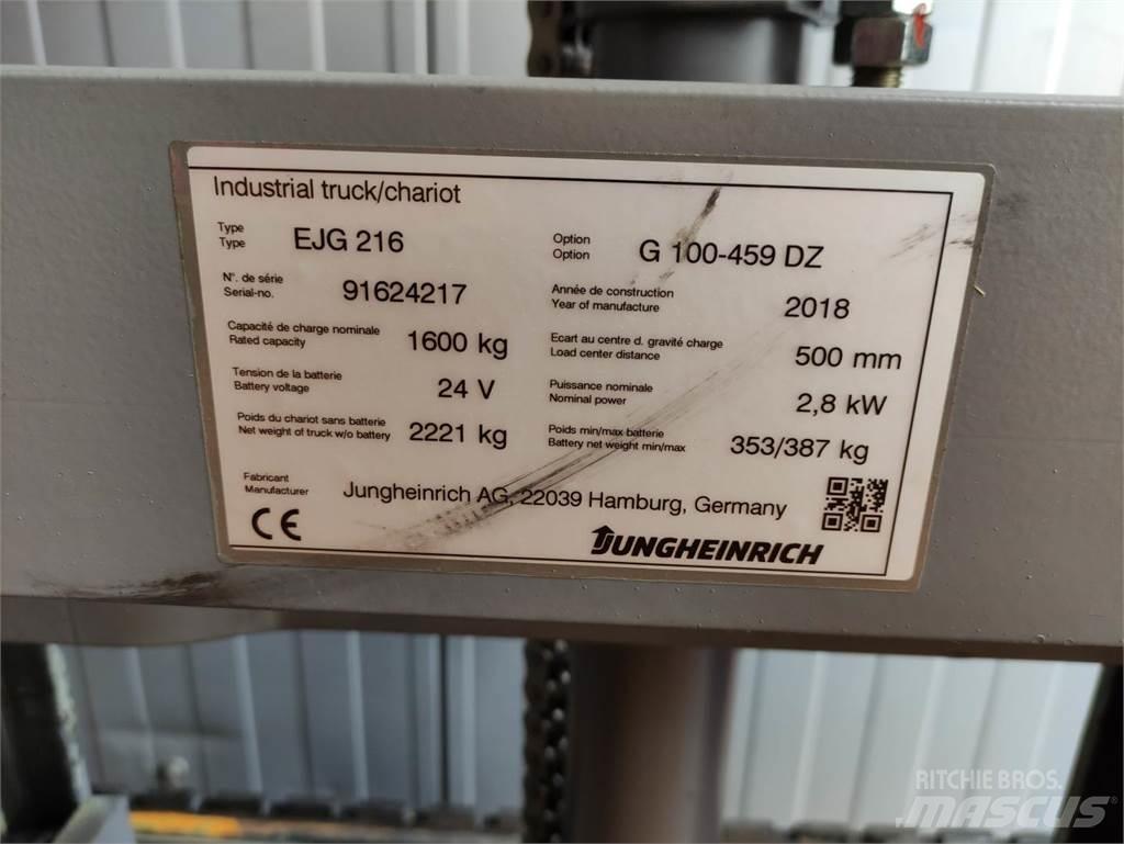 Jungheinrich EJG216 手推堆垛车