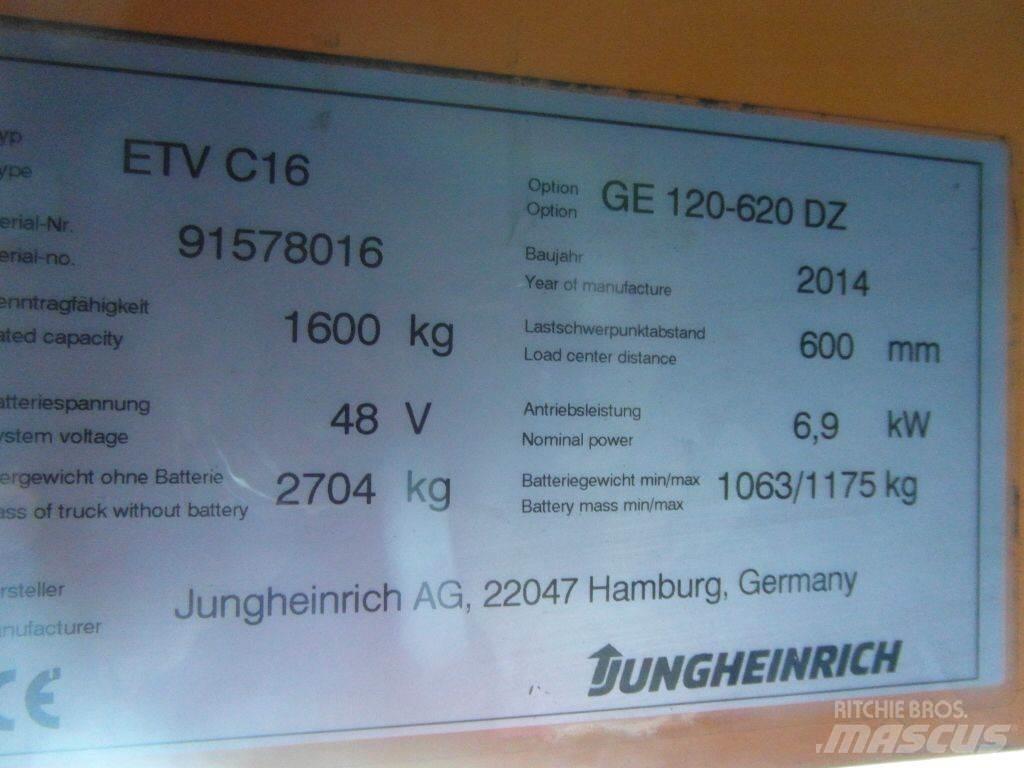 Jungheinrich ETVC16 前移式叉车