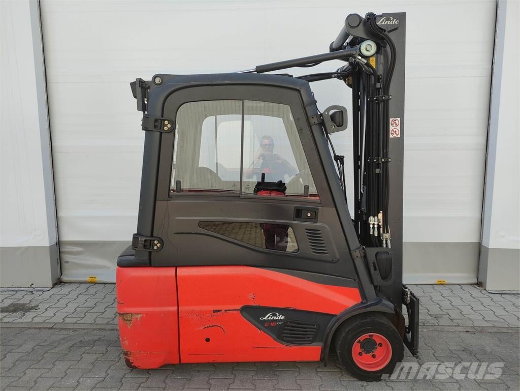 Linde E18L-02-386 电动叉车