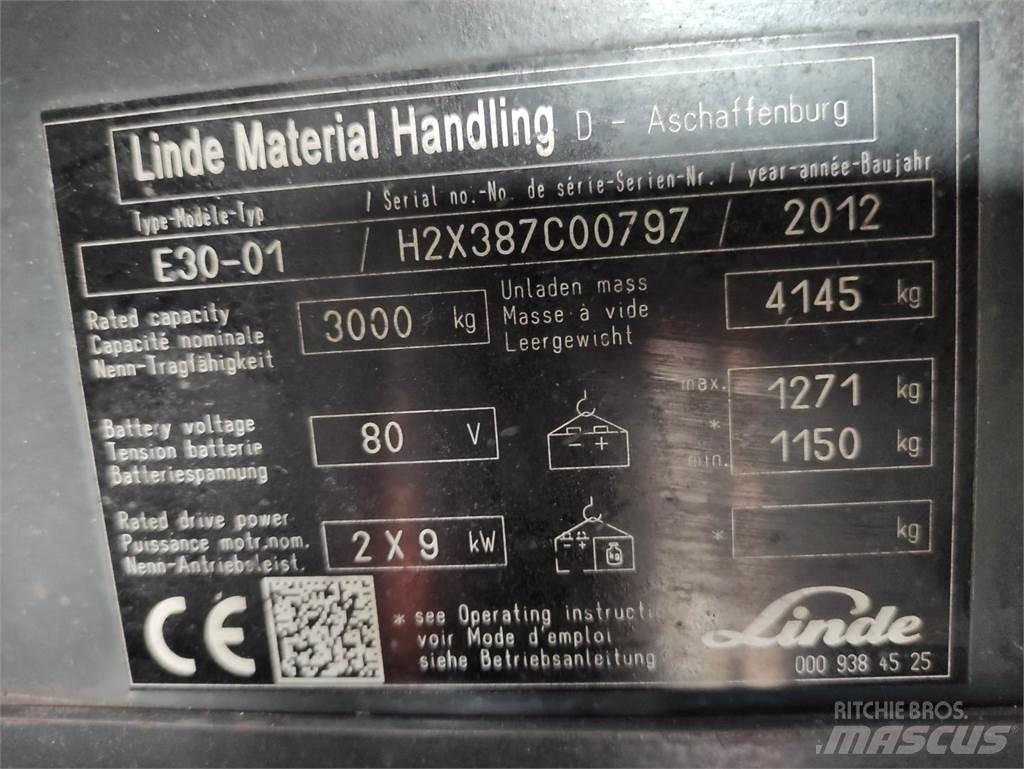 Linde E30-01-387 电动叉车