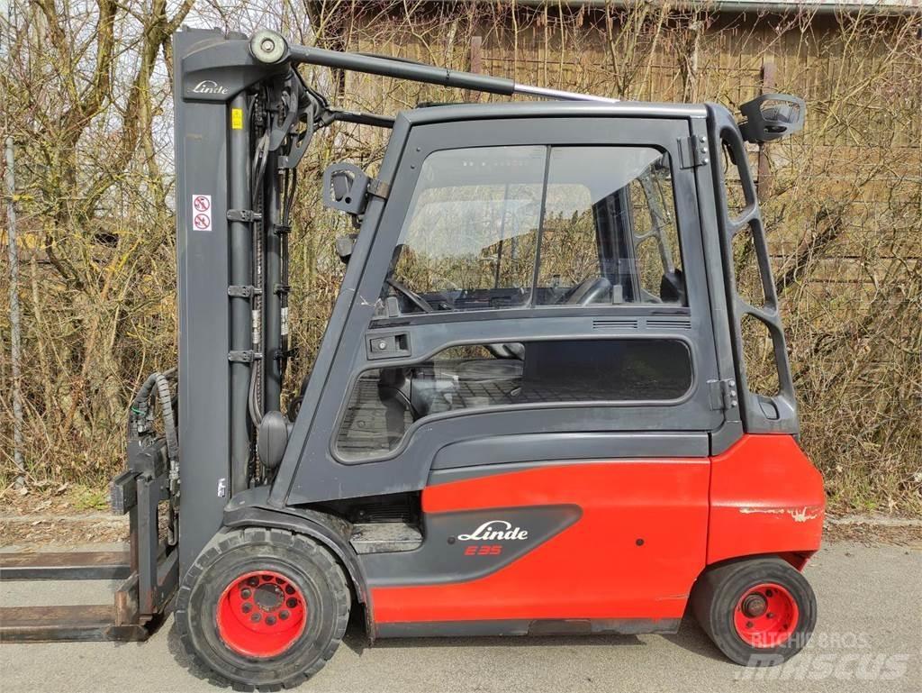Linde E35L-01-387 电动叉车