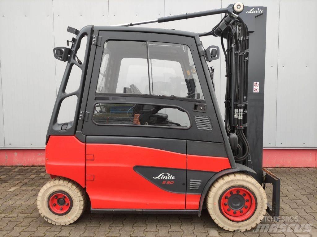 Linde E50HL-01-388 电动叉车