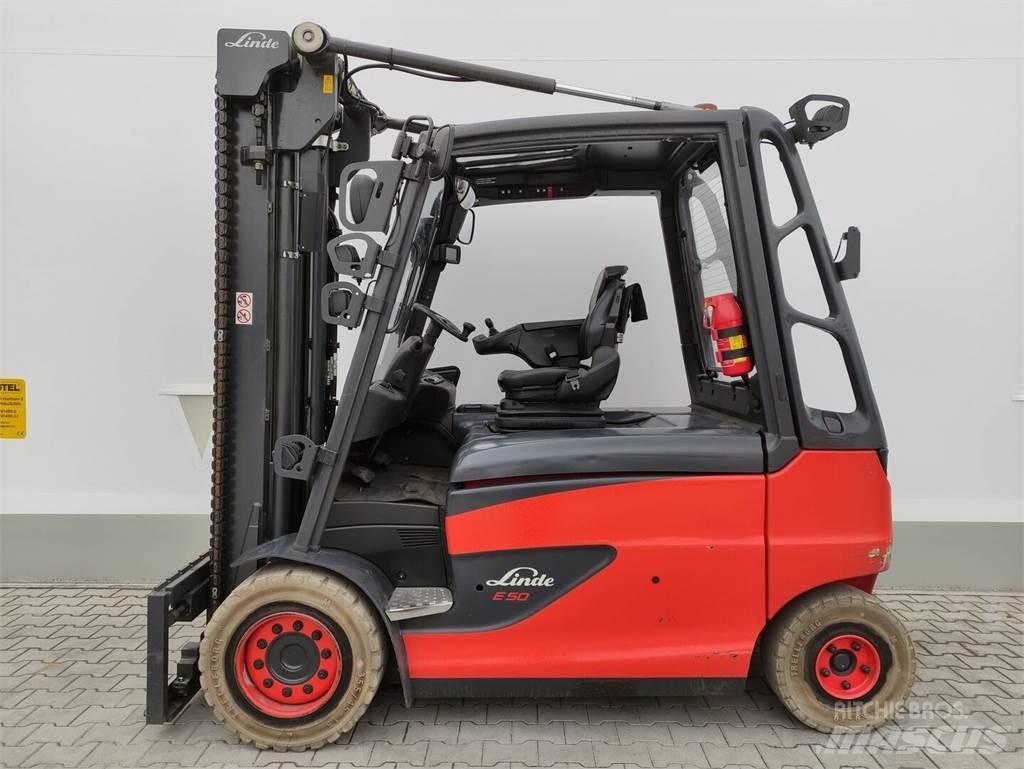 Linde E50HL-01-388 电动叉车