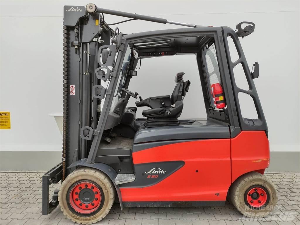 Linde E50HL-01-388 电动叉车