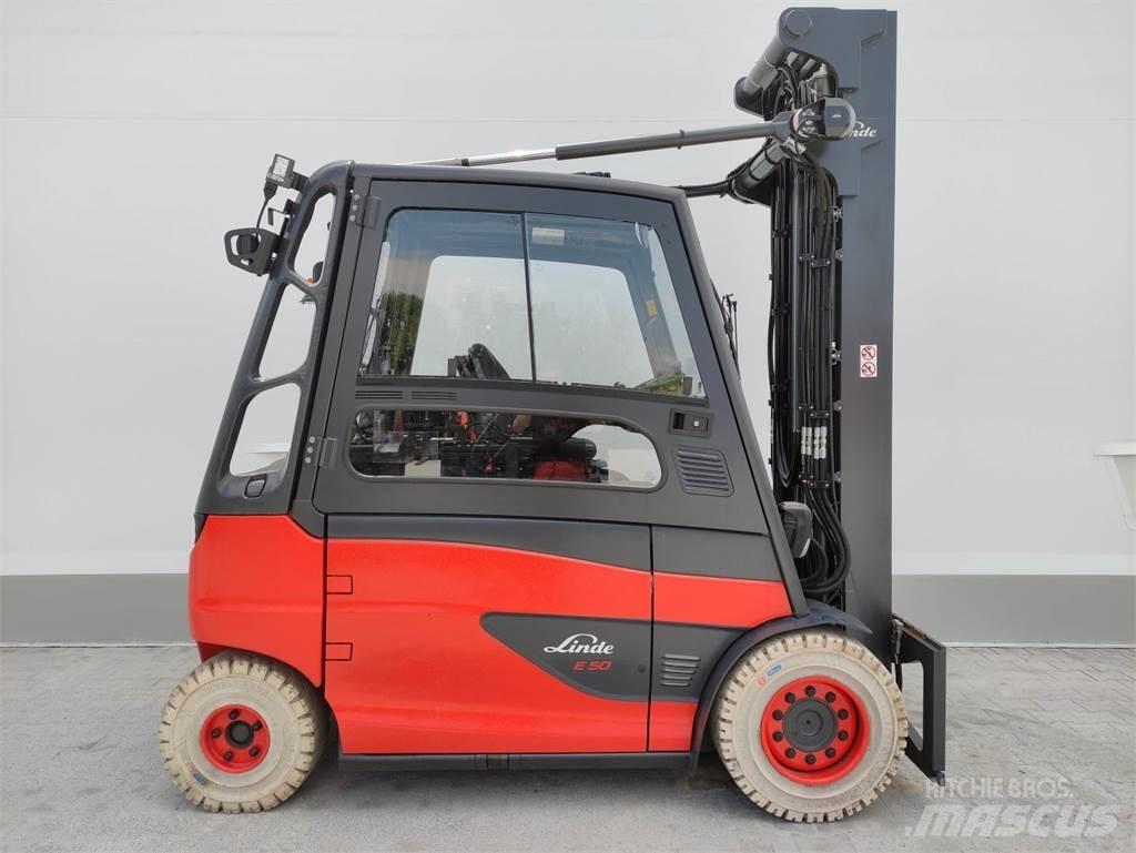 Linde E50HL-388 电动叉车