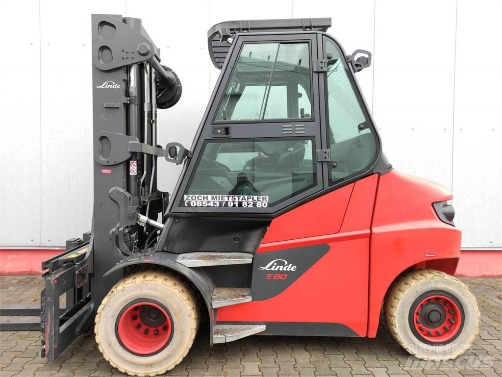 Linde E80-01-127 电动叉车