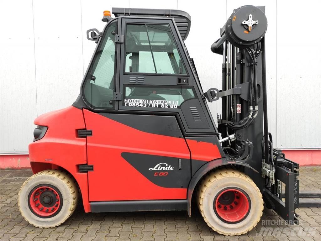 Linde E80-01-127 电动叉车