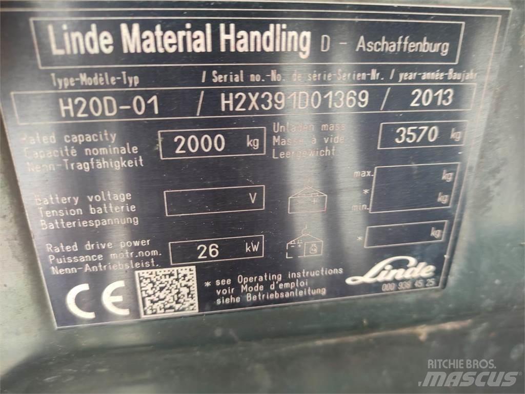 Linde H20D-01-391 柴油叉车