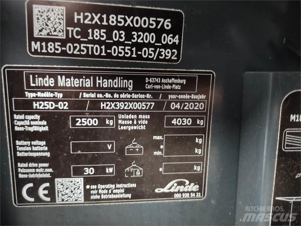 Linde H25D-02-392 EVO 柴油叉车