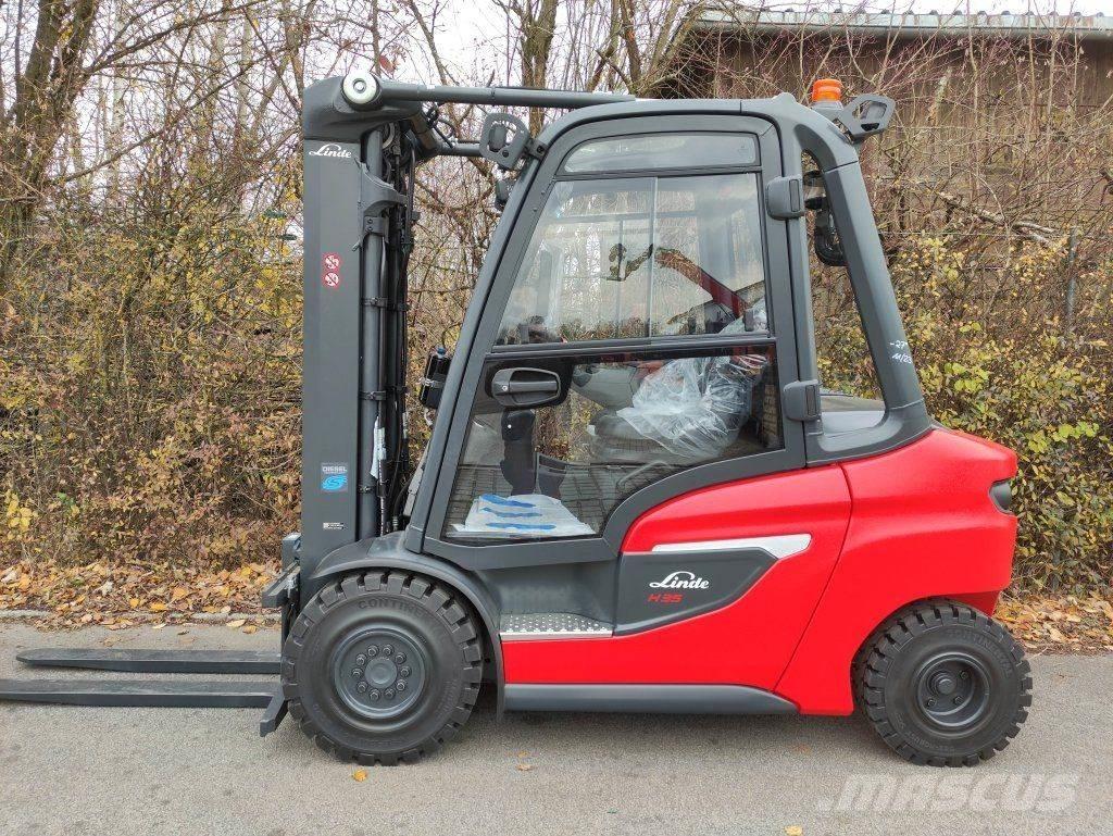 Linde H35D-01-120 柴油叉车