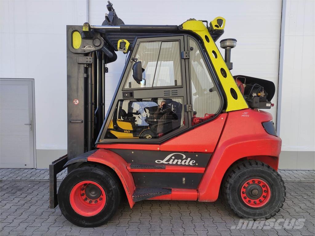 Linde H80T-02-396 天然气叉车