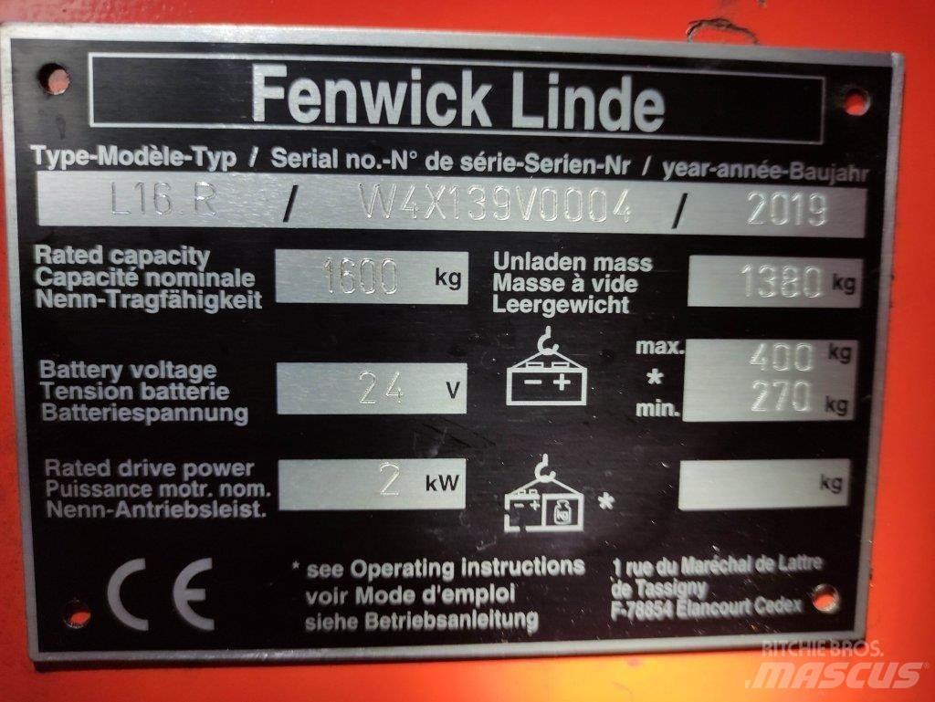 Linde L16R 手推堆垛车