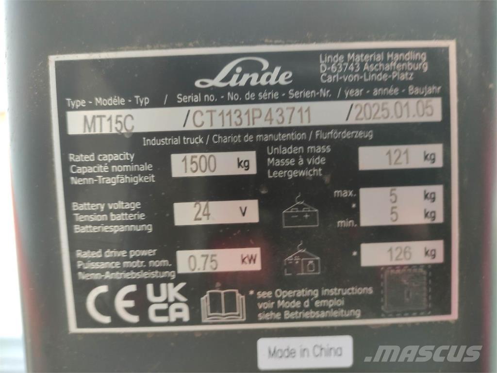 Linde MT15C 手摇升降机