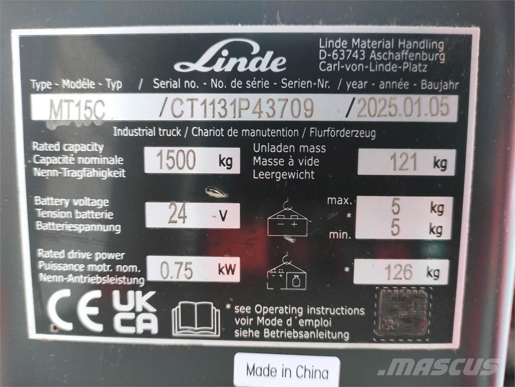 Linde MT15C 手摇升降机