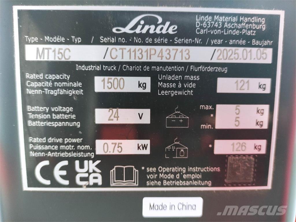 Linde MT15C 手摇升降机