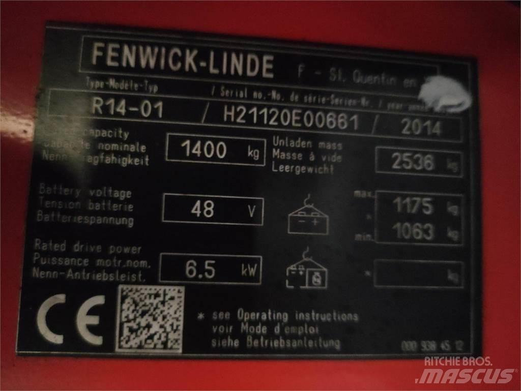 Linde R14-01-1120 前移式叉车
