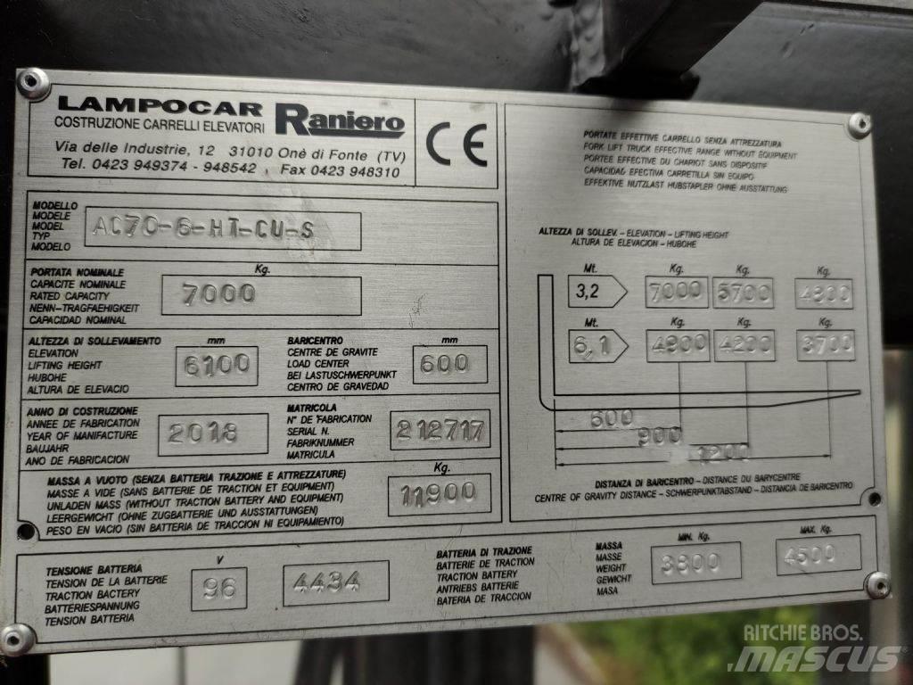 Raniero AC70-6-HT-CU-S 电动叉车