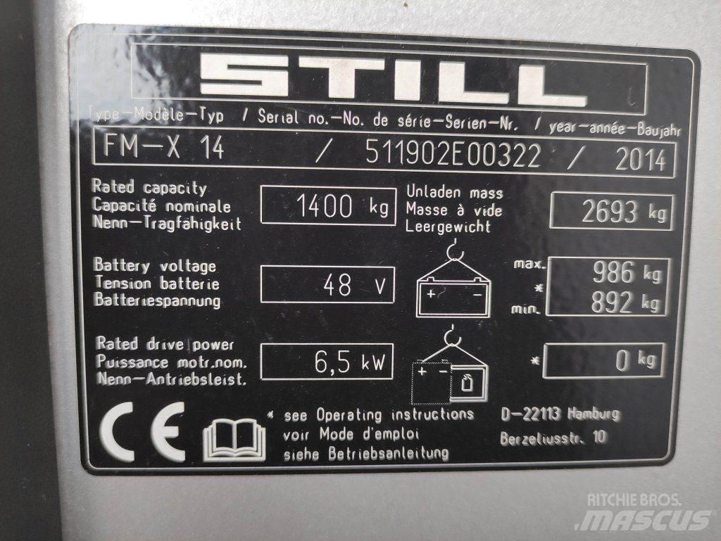 Still FM-X-14 前移式叉车