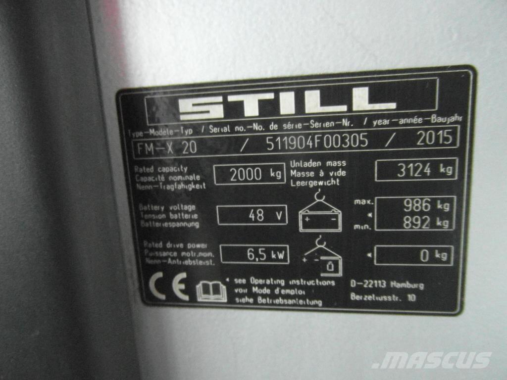Still FM-X-20 前移式叉车